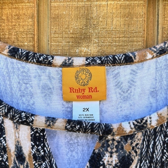 Ruby Rd. Blouse size 2X - Picture 3 of 7
